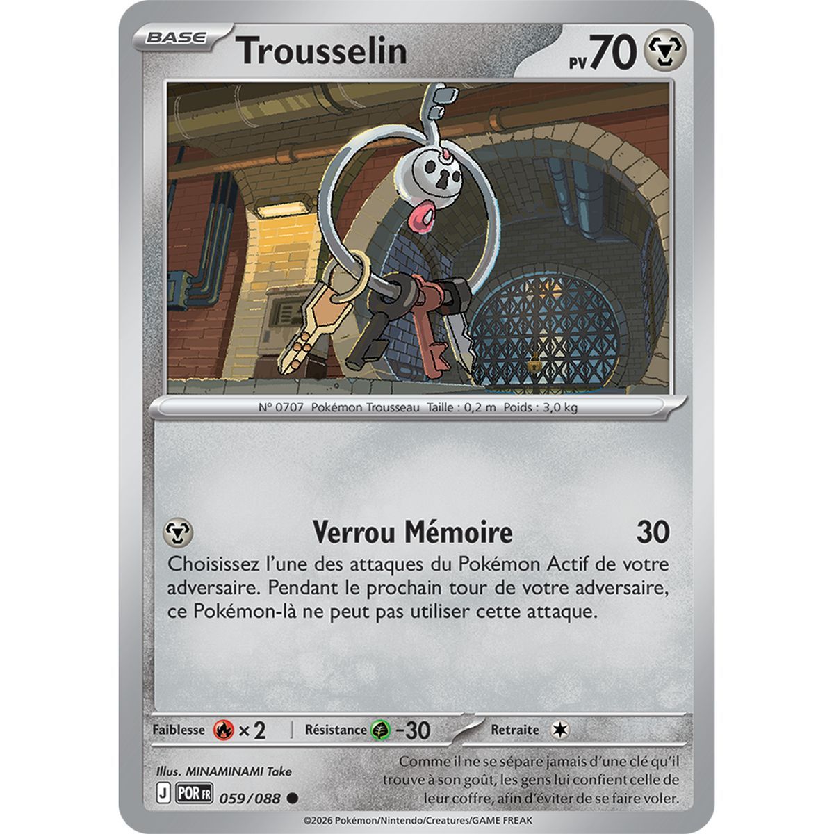 Trousselin - Reverse 59/88 - ME03 - Pokémon - Mega Evolution Perfect Balance