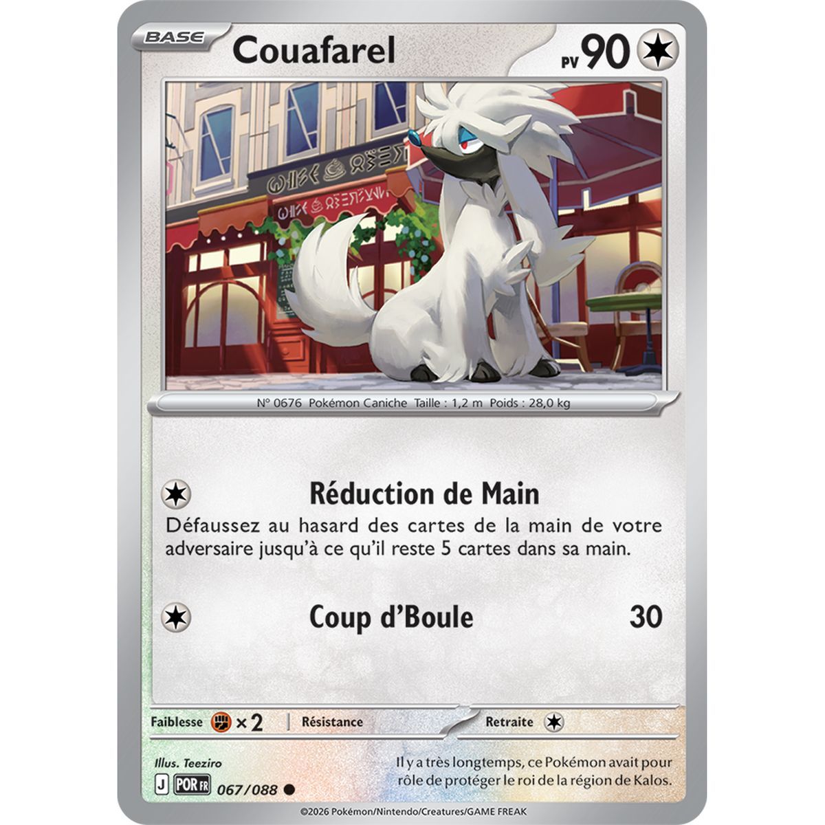 Furfrou - Reverse 67/88 - ME03 - Pokémon - Perfect Balance Mega Evolution
