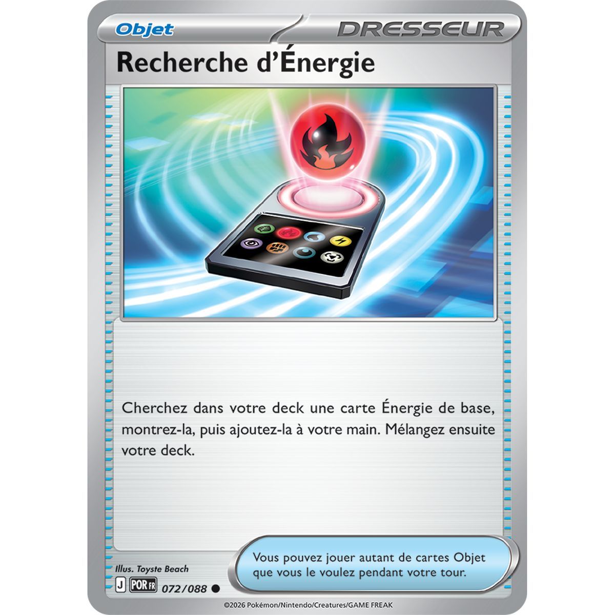 Energy Search - Common 72/88 - ME03 - Pokémon - Mega Evolution Perfect Balance