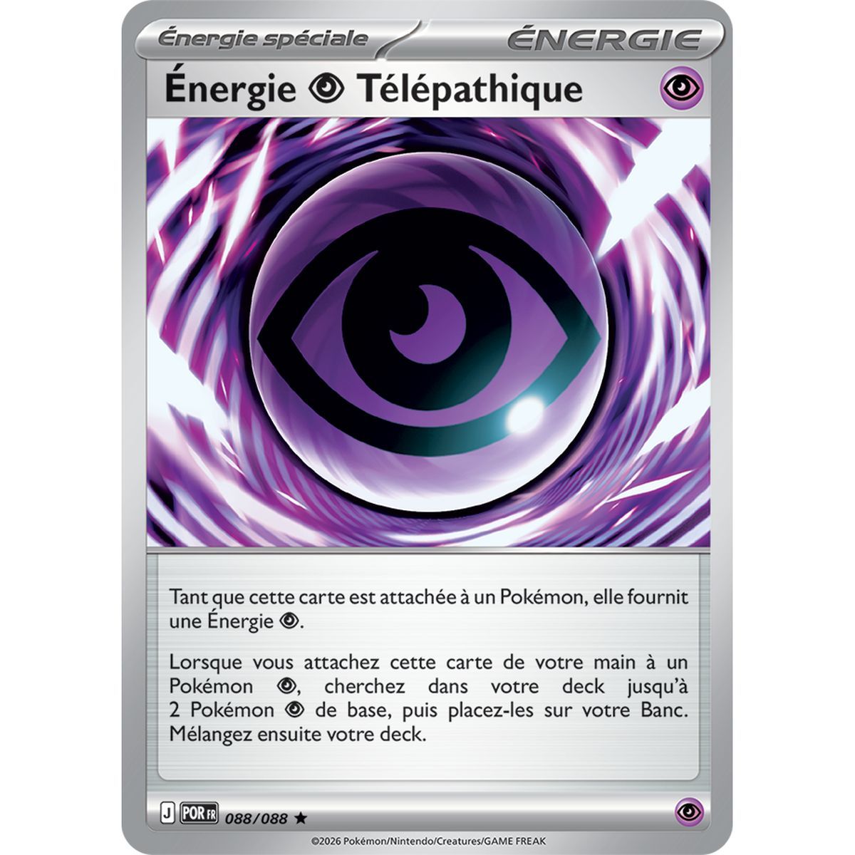 Psychic Telepathic Energy - Holo Rare 88/88 - ME03 - Pokémon - Mega Evolution Perfect Balance