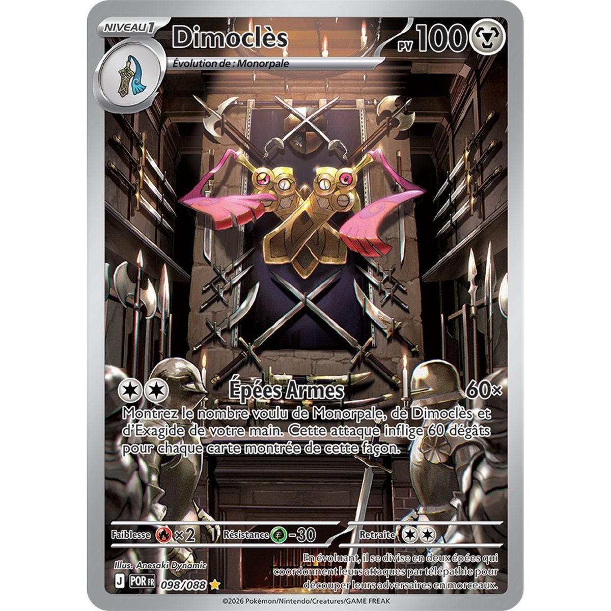 Dimocles - Rare Illustration 98/88 - ME03 - Pokémon - Perfect Balance Mega Evolution