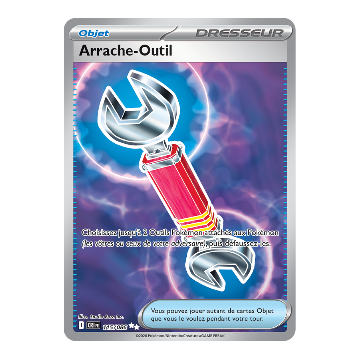 Tool Puller - Ultra Rare 115/86 - ME04 - Pokémon - Mega Evolution Chaos Rising
