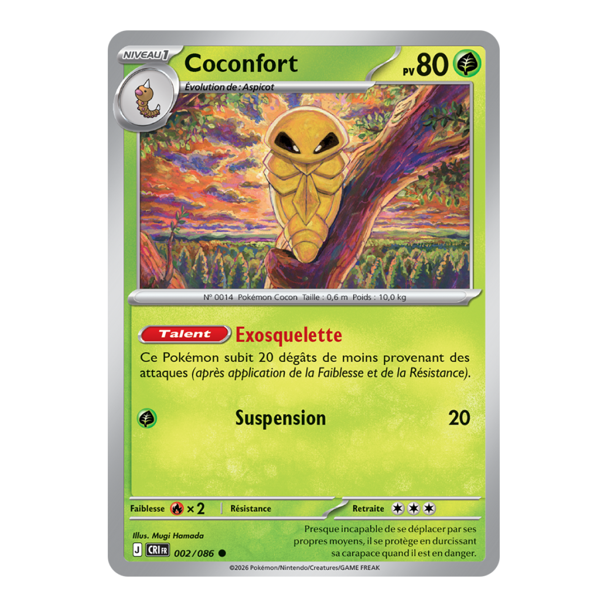Coconfort - Common 2/86 - ME04 - Pokémon - Mega Evolution Chaos Rising