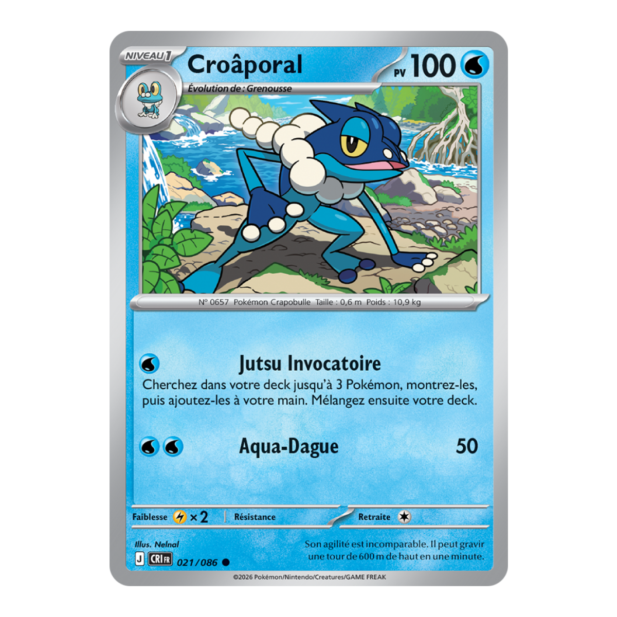 Croagunk - Common 21/86 - ME04 - Pokémon - Mega Evolution Chaos Rising