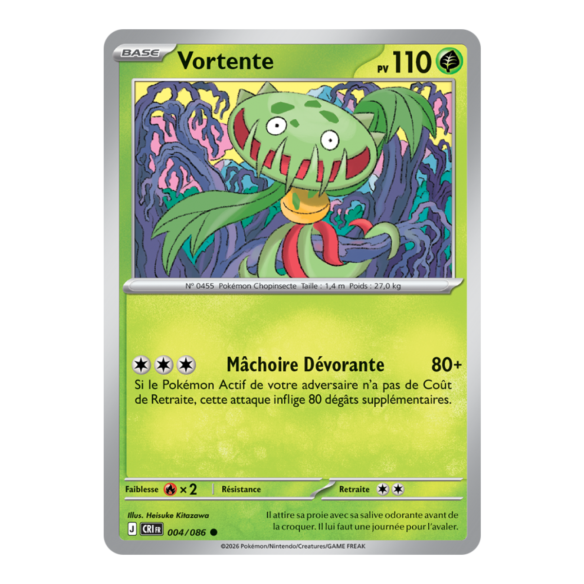 Vortente - Common 4/86 - ME04 - Pokémon - Mega Evolution Chaos Rising