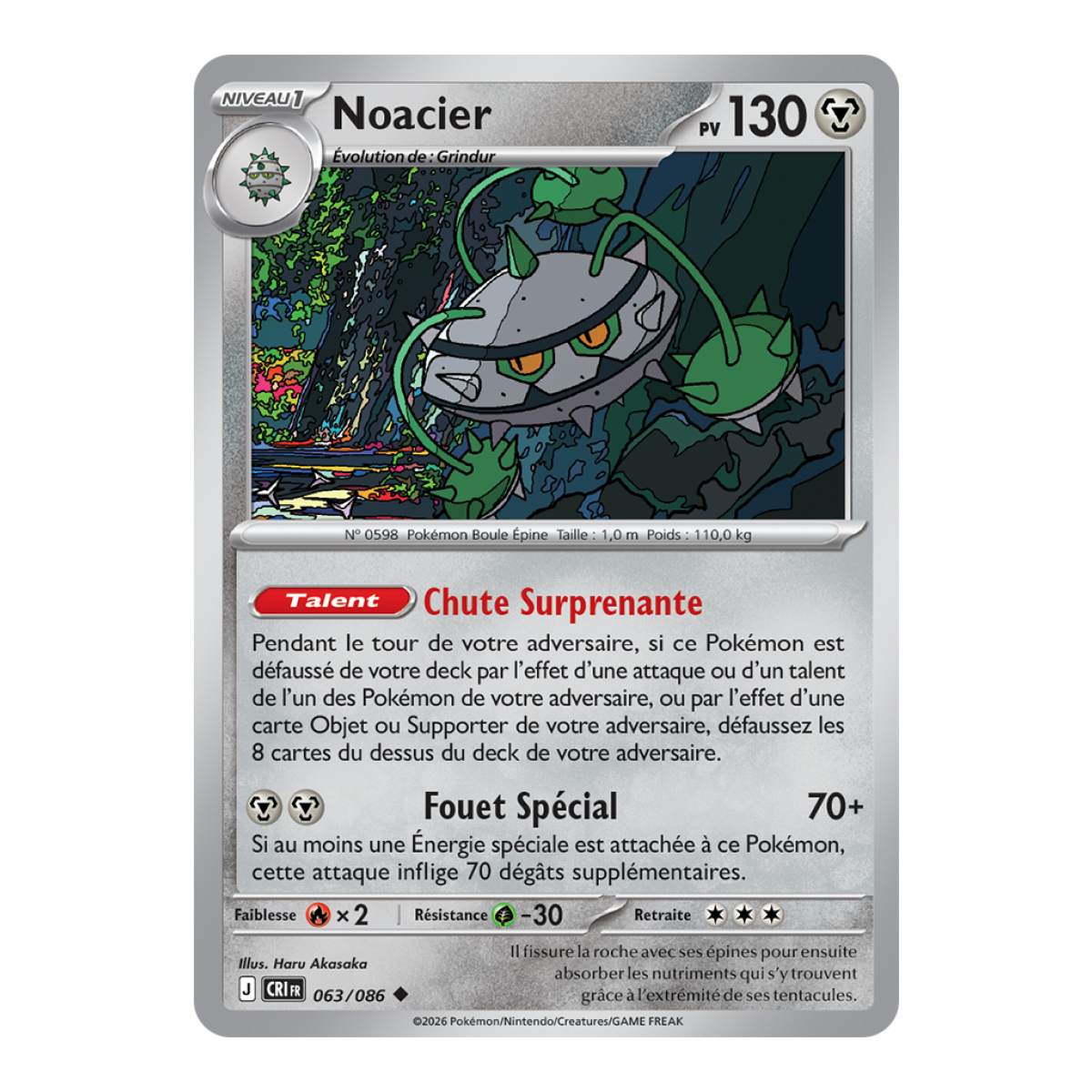 Noacier - Reverse 63/86 - ME04 - Pokémon - Mega Evolution Chaos Rising