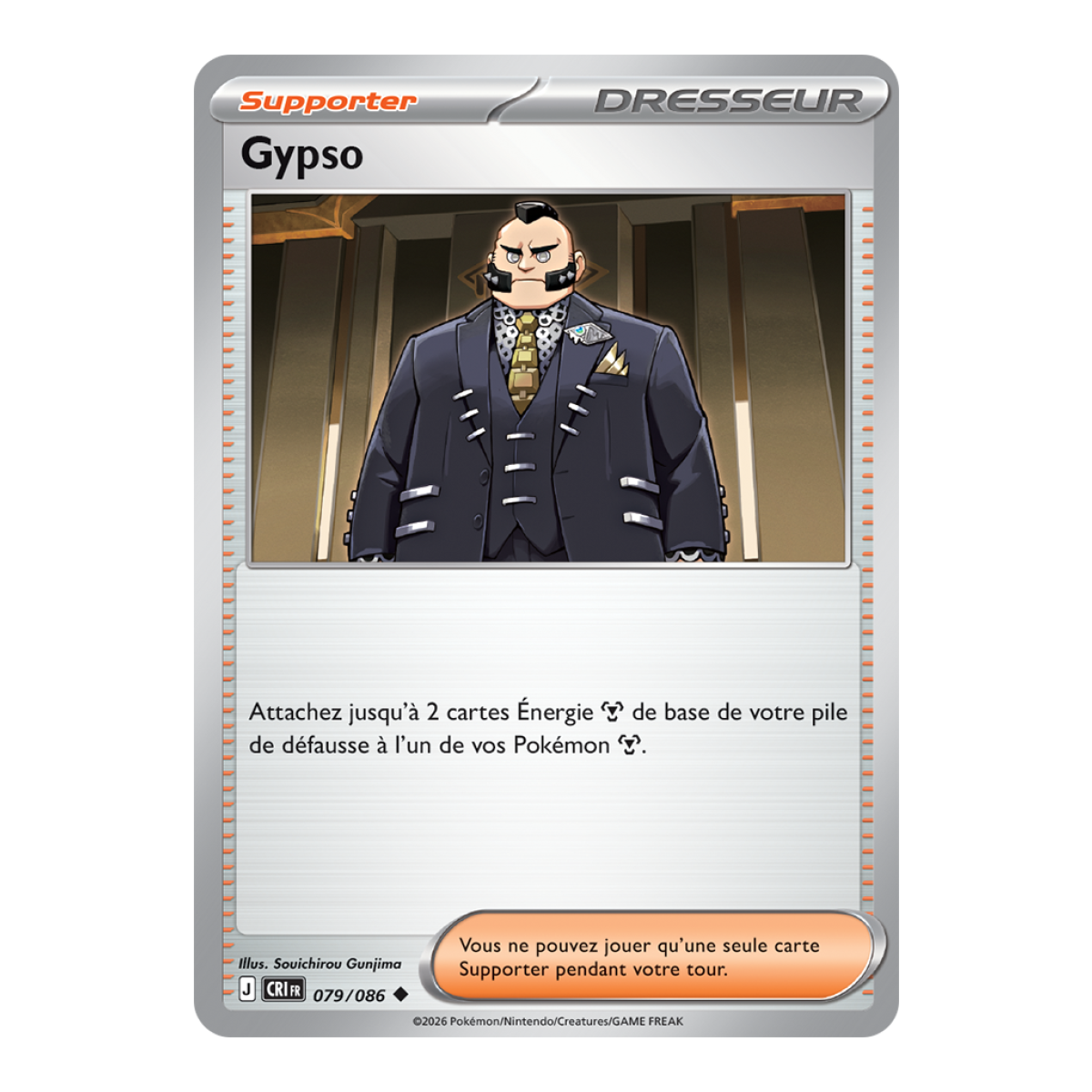 Gypso - Reverse 79/86 - ME04 - Pokémon - Mega Evolution Chaos Rising