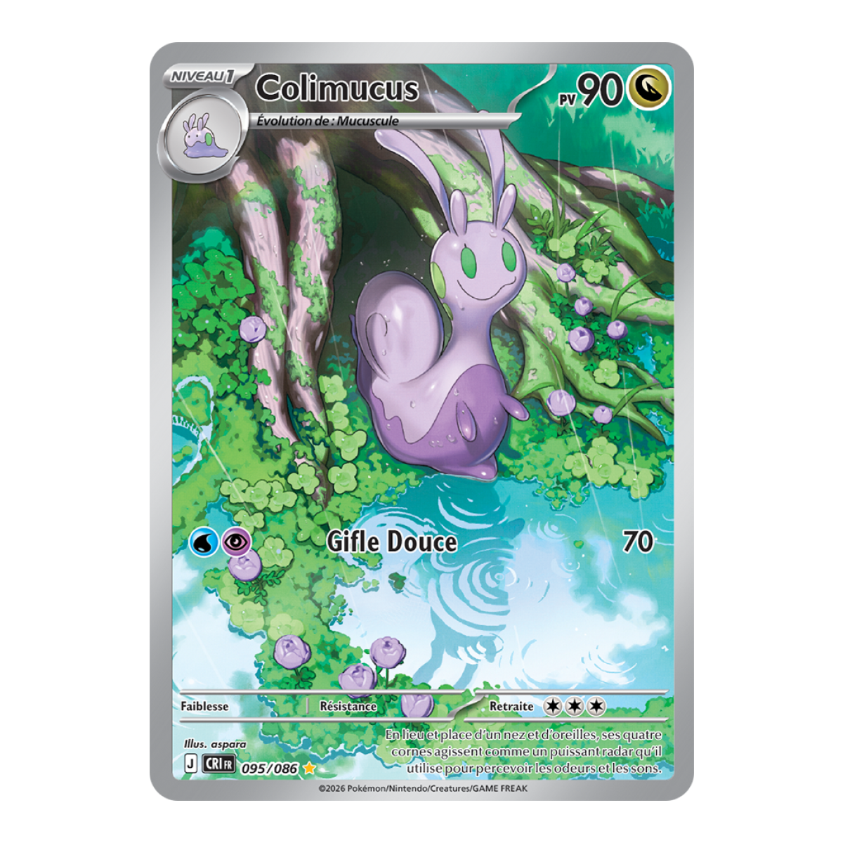 Colimucus - Rare Illustration 95/86 - ME04 - Pokémon - Mega Evolution Chaos Rising