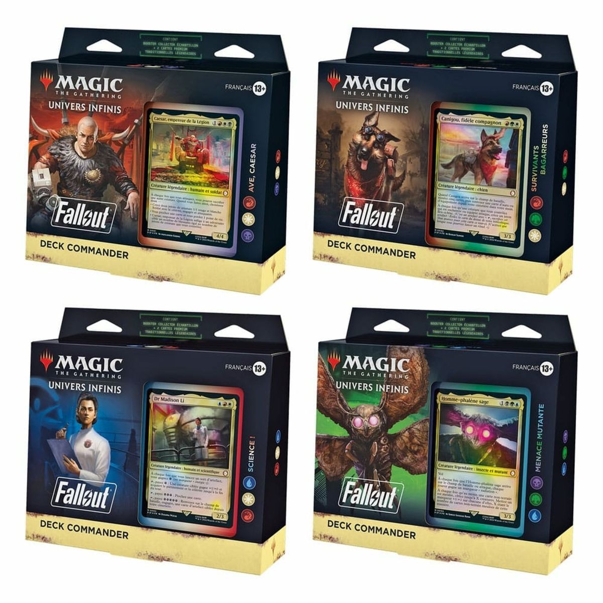 Item MTG - Set of 4 Commander Decks - Fallout - FR