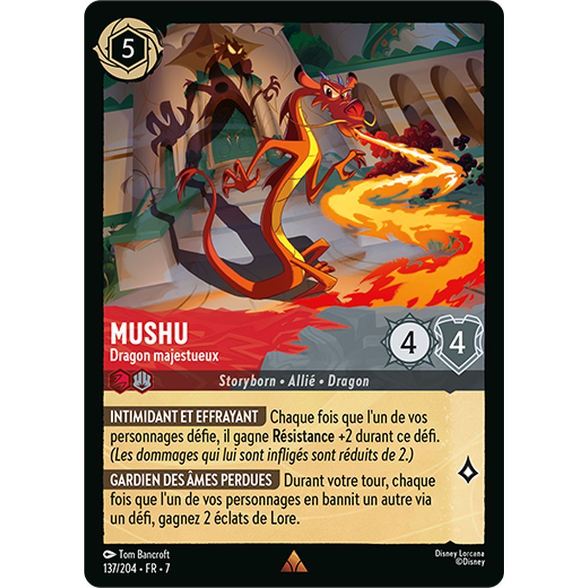 Item Mushu, Majestic Dragon - 137/204 - ARI - Archazia Island - Rare - French
