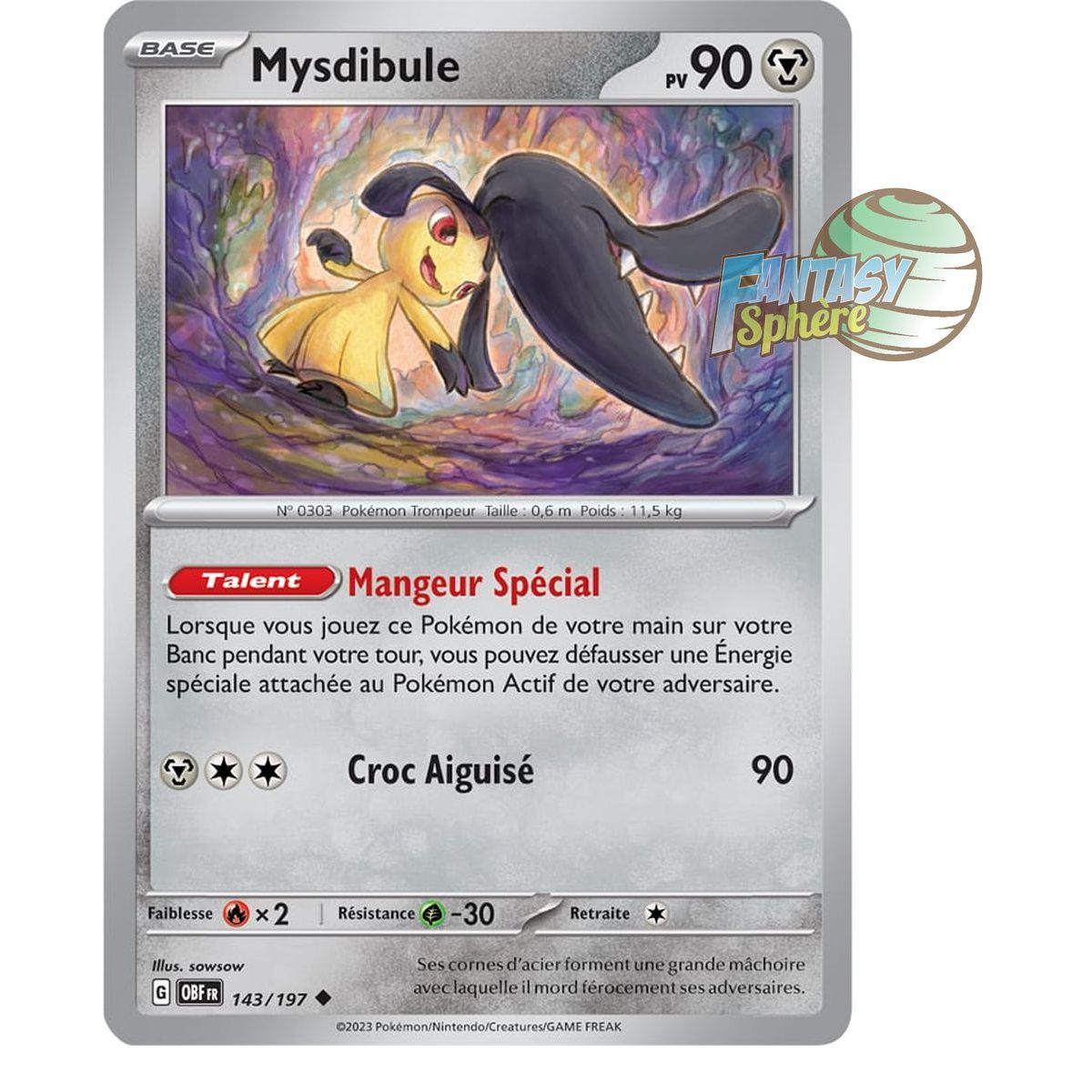 Mysdibule - Reverse 143/197 - Scarlet and Violet Obsidian Flames