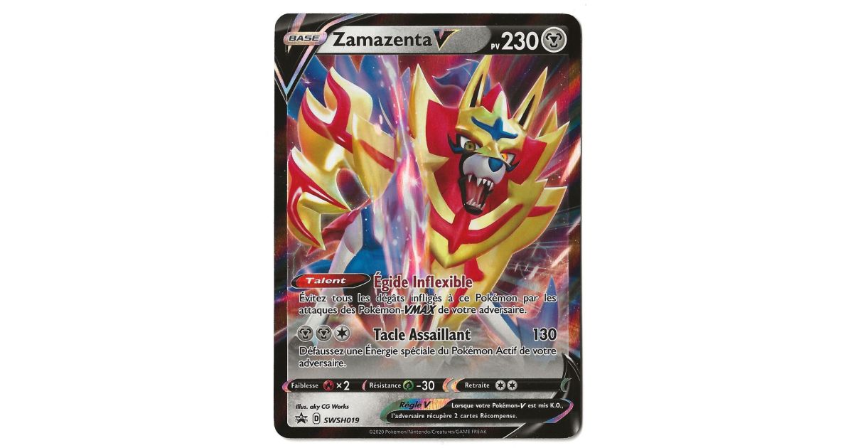 Zamazenta V - Ultra Rare - SWSH019 - Fantasy Sphere