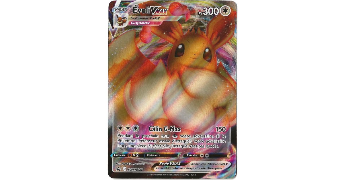 eevee vmax pokemon card SWSH087 Eevee Vmax main image 1