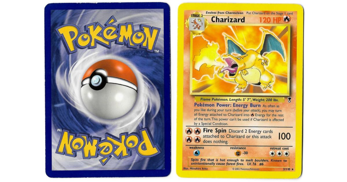 Charizard 3/110 Legendary Collection Rare Unlimited English View Scan - Fantasy Sphere Charizard 3/110 Legendary Collection Rare Unlimited English View Scan - Fantasy Sphere