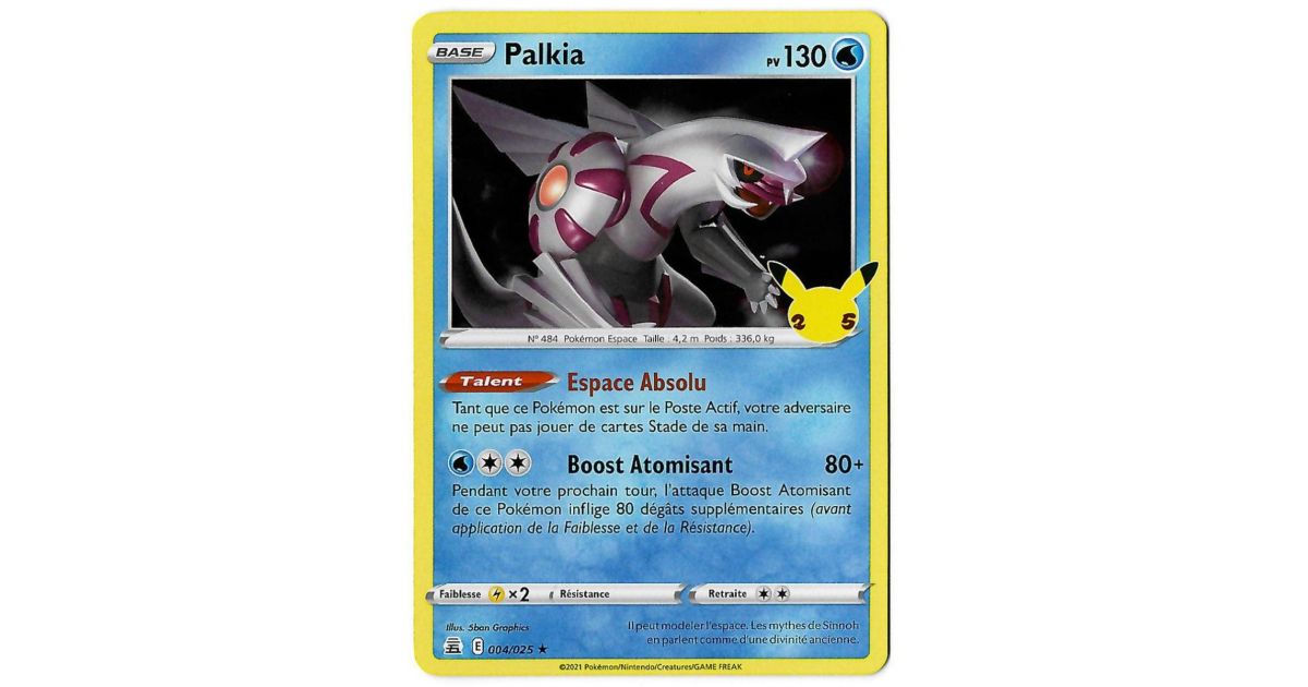Palkia - Holo Rare 004/025 EB07.5 25 Years Celebrations - Fantasy Sphere