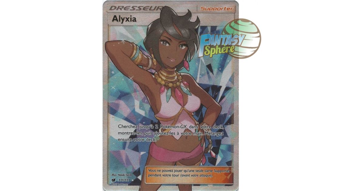 Alyxia - Full Art Ultra Rare 111/111 - Sun and Moon 4 Crimson Invasion -  Fantasy Sphere