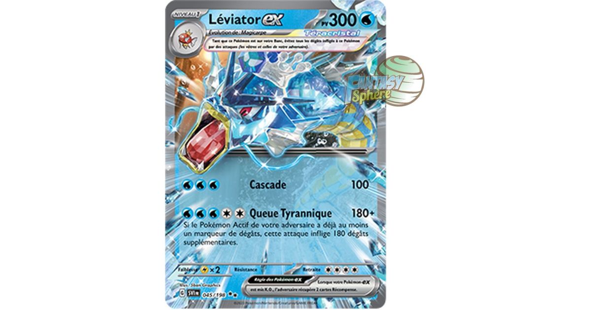 Gyarados EX - Double Rare 45/198 - Scarlet and Violet - Fantasy Sphere