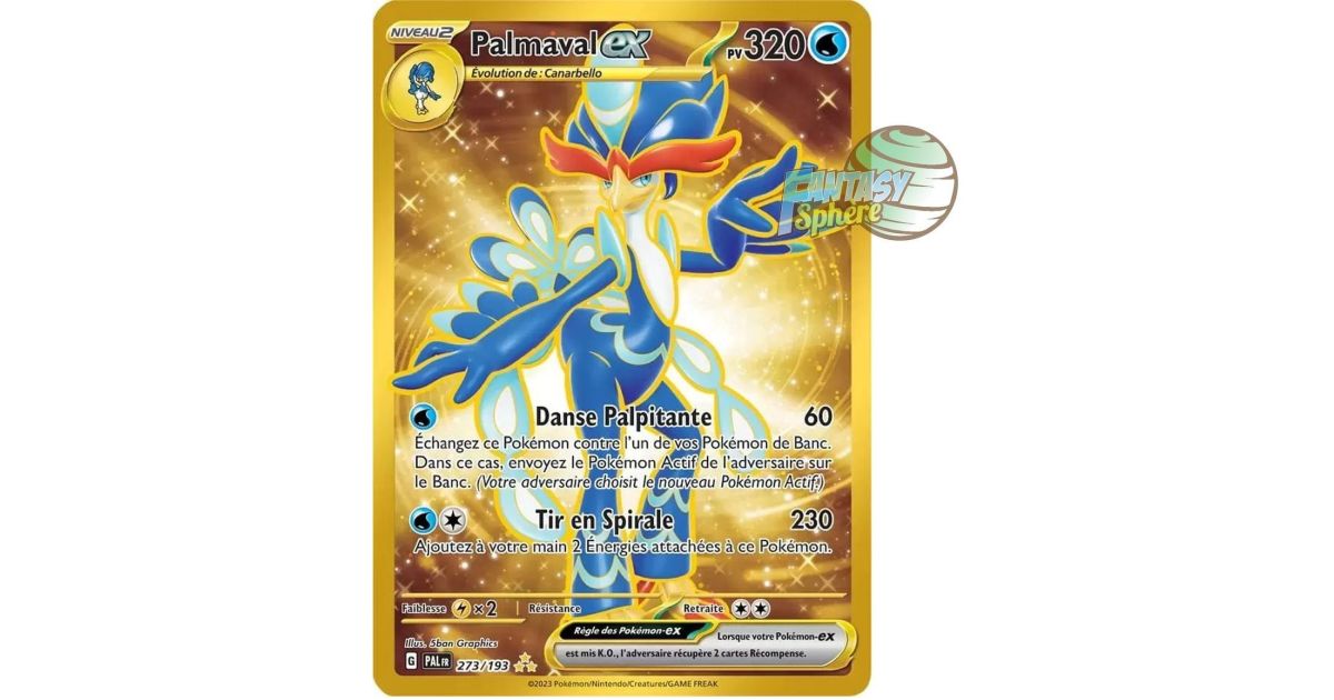 Palmaval EX - Hyper rare 273/193 - Scarlet and Violet Evolution in Paldea - Fantasy Sphere Palmaval EX - Hyper rare 273/193 - Scarlet and Violet Evolution in Paldea - Fantasy Sphere