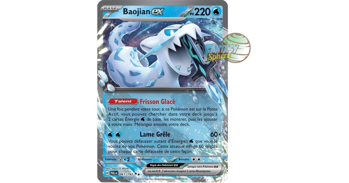 BAOJIAN EX - POKÉMON 061/193 EV2 ÉVOLUTIONS À PALDEA NEUF FR