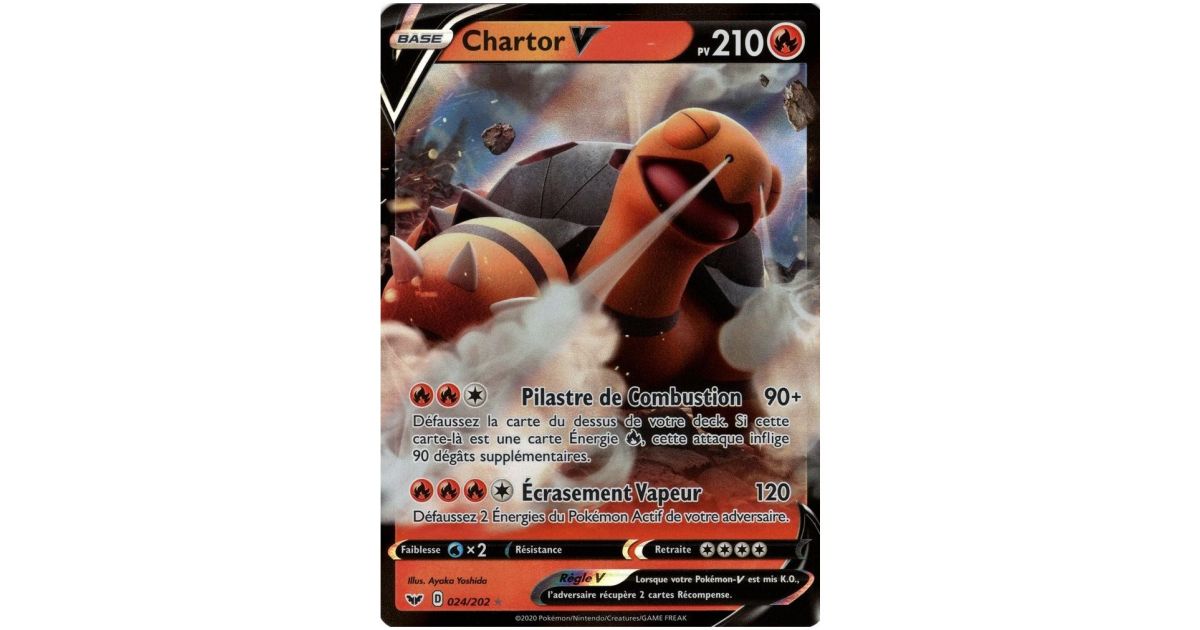 Chartor Chartor V - Ultra Rare 24/202 - Sword and Shield 1 - Fantasy Sphere