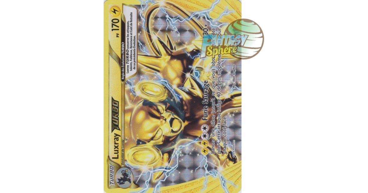 Luxray TURBO - Break Rare 47/122 - XY 9 Rupture TURBO - Fantasy Sphere
