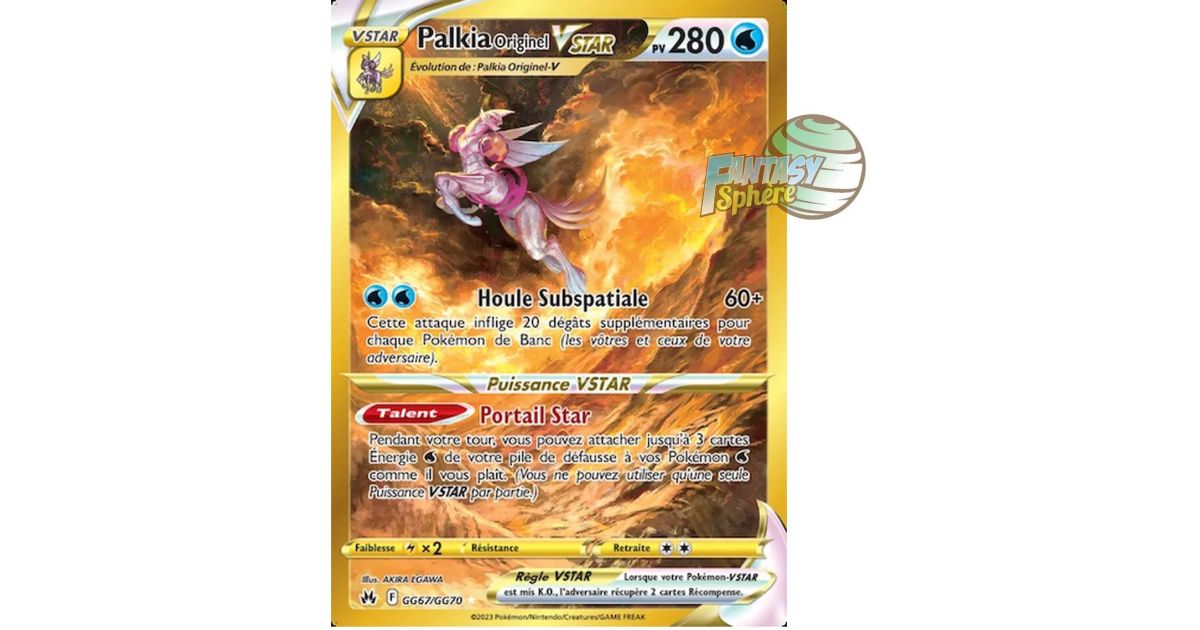 gold palkia pokemon card Origin Forme VSTAR GG67/GG70 Graded) proof acrylic case and featuring a striking image of the captivating character PSA 10 Origin Forme Palkia