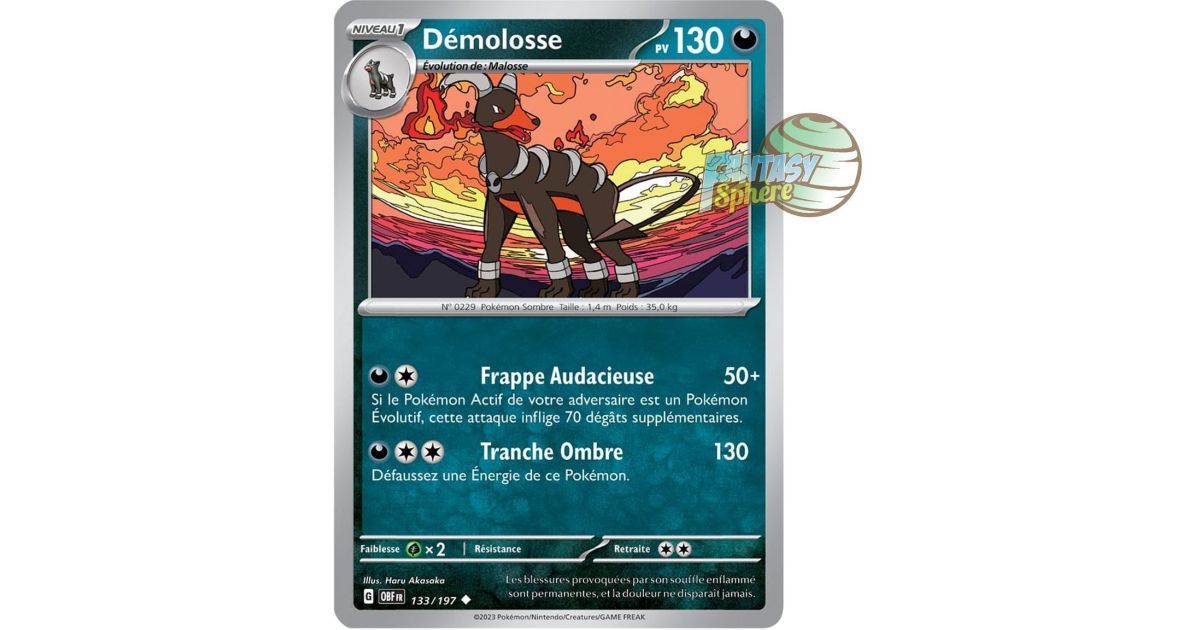 Coffret De 10 Cartes Pokémon Terracruel Ex 22/197 - Ultraboost X Scarlet & Violet - Flammes Obsidiennes - Cartes Originales