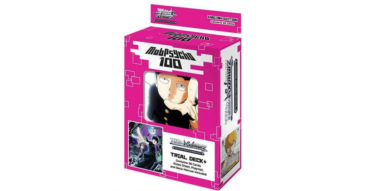 Weiss Schwarz - Trial Deck - Mob Psycho 100 - EN - Fantasy Sphere Weiss Schwarz - Trial Deck - Mob Psycho 100 - EN - Fantasy Sphere