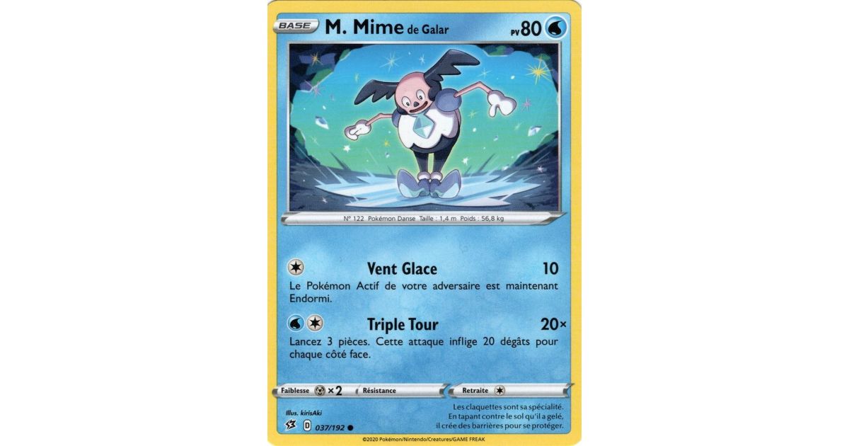 Mr. Mime of Galar - Commune 037/192 - Sword and Shield 2 Clash of the  Rebels - Fantasy Sphere