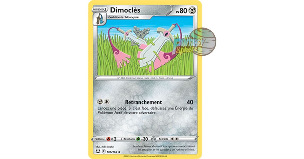 Dimocles - Uncommon 106/163 - Sword and Shield 5 Combat Style - Fantasy ...