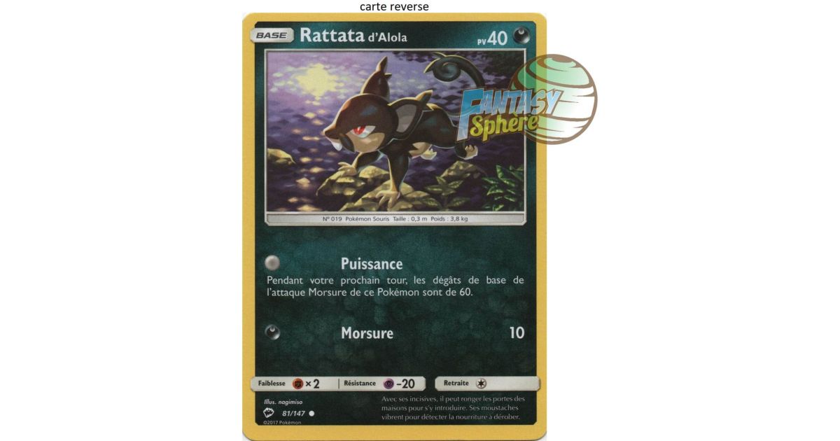 alolan rattata pokemon card value Alolan Rattata #81 Prices | Pokemon Burning Shadows
