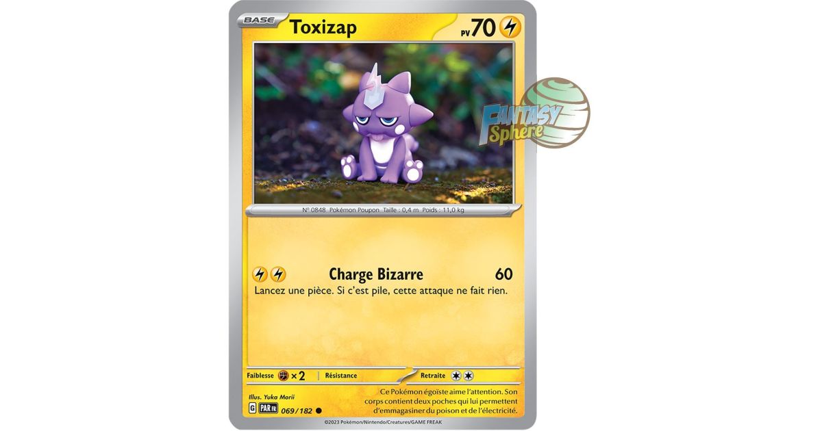 Toxizap - Reverse 69/182 - Scarlet and Violet Faille Paradox - Fantasy Sphere Toxizap - Reverse 69/182 - Scarlet and Violet Faille Paradox - Fantasy Sphere