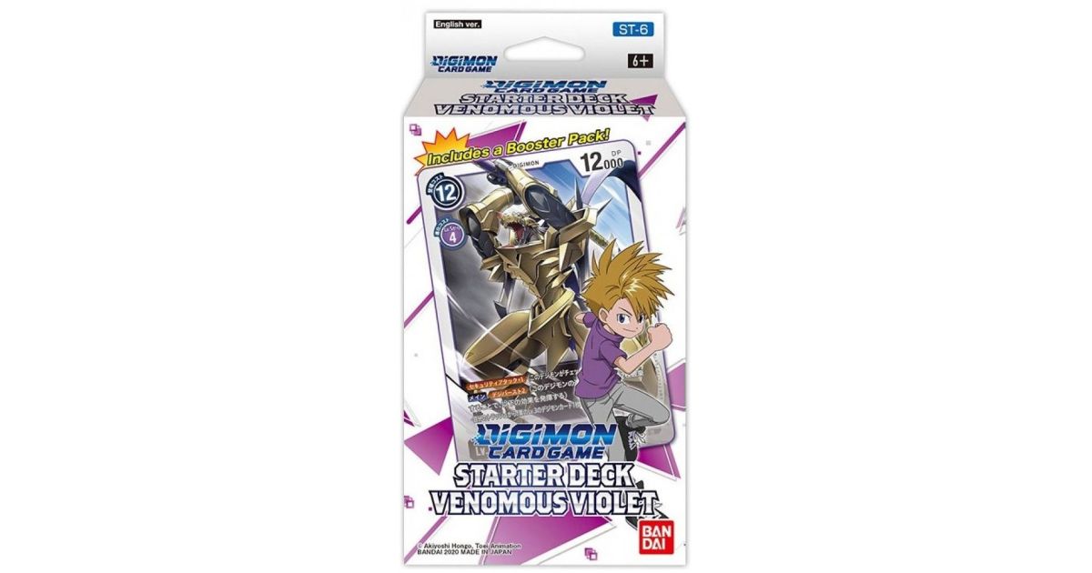 Digimon Card Game - Starter Deck - Venomous Violet [ST06] - EN ...