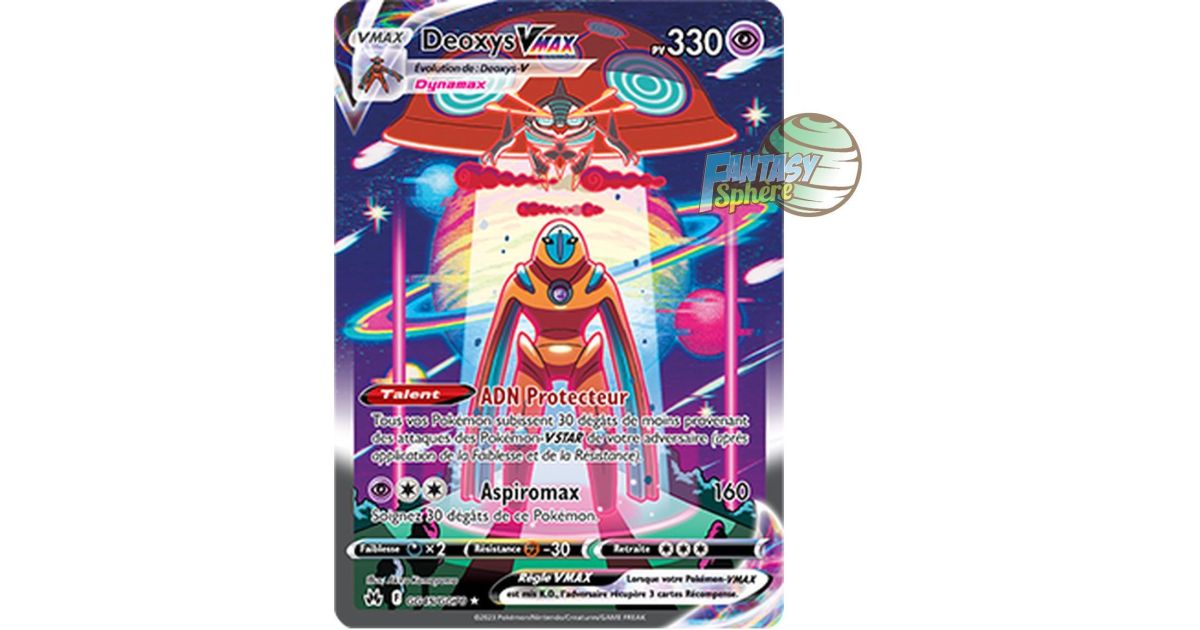 deoxys vmax pokemon card Pokmon TCG: & VSTAR Battle Box (3 Foil Promo Cards, 1 Oversize Foil & 4 Booster Packs) : Toys & Games this item offers a spectacular aesthetic for a gallery DEOXYS VMAX Pokemon TCG