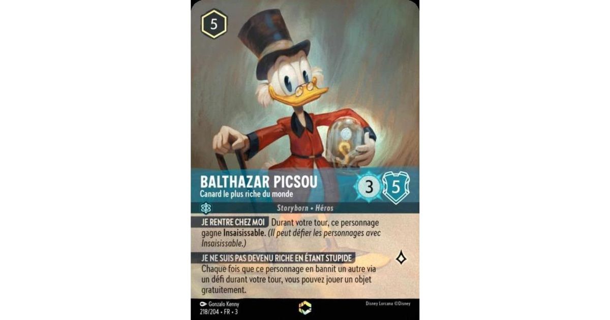 Balthazar Picsou, richest duck in the world - 218/204 - ITI - Les Terres  d'Encres - Enchant - French - Fantasy Sphere