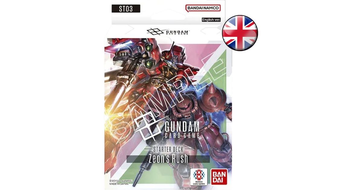 Starter Deck - Zeon's Rush - Gundam CG - ST03 - EN - Fantasy