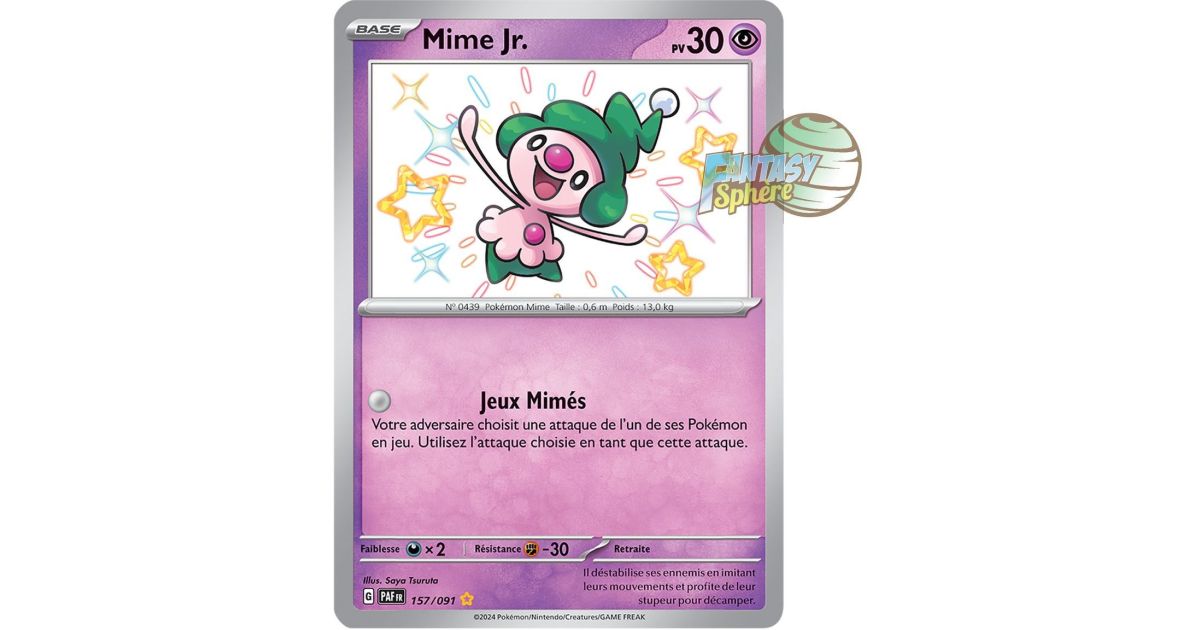mime jr pokemon card Mime Jr main image 0