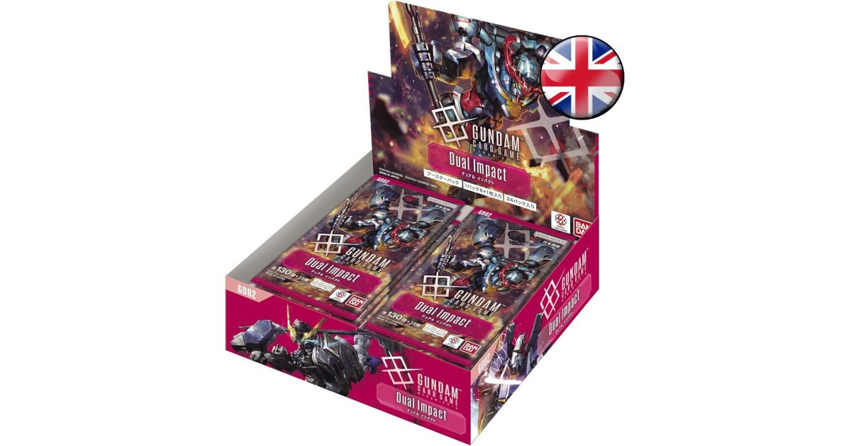 gundam cg : dual impact booster box [GD02] - Card Game | Authentic Japanese Gundam TCG Booster box Card Rarities Gundam Trading Card Game Dual