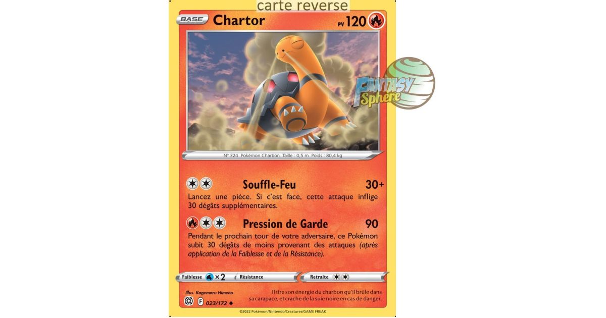 Chartor Chartor - Reverse 23/172 - Sword and Shield 9 Sparkling Stars - Fantasy ...