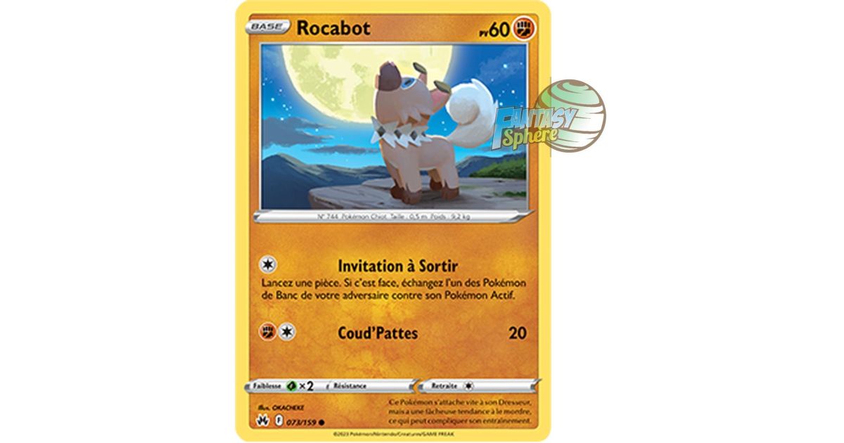Rocabot - Reverse 73/159 - Sword and Shield 12.5 Zenith Supreme ...