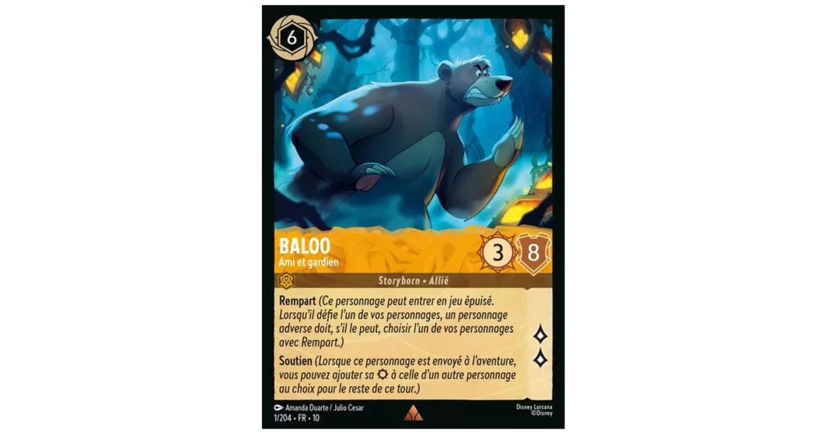 Baloo, Friend and Guardian - 1/204 - WHW - Lights in the Depths - Rare ...