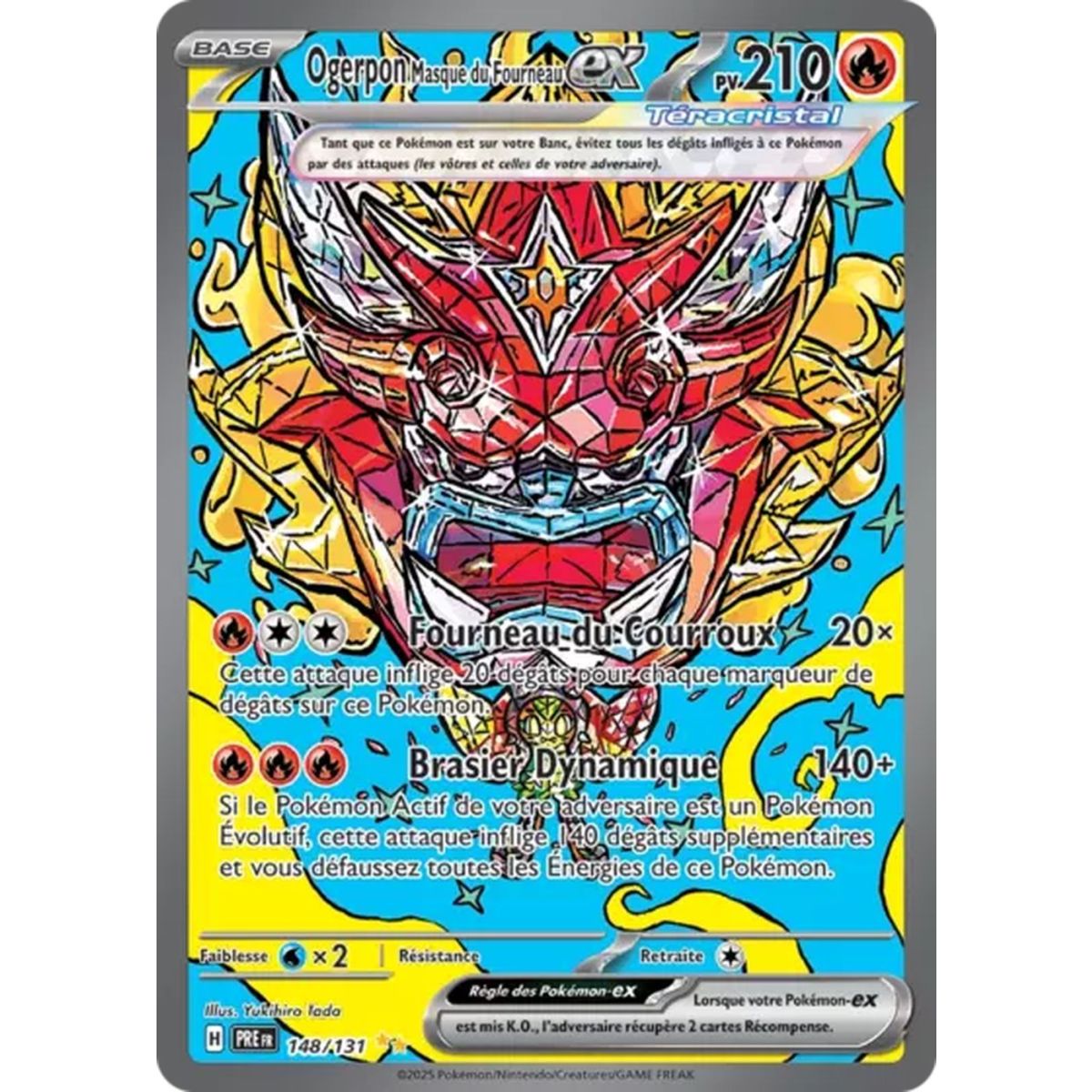 Item Ogerpon Fourneau Mask EX - Ultra Rare 148/131 - Scarlet and Purple Prismatic Evolutions