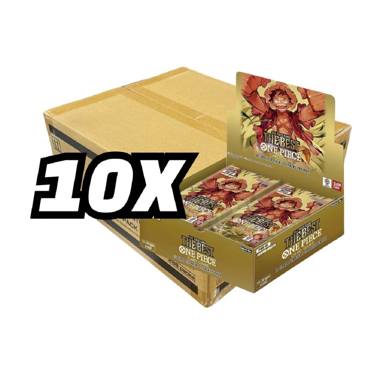 One Piece - Box of 10 Boxes - PRB01 - The Best - EN