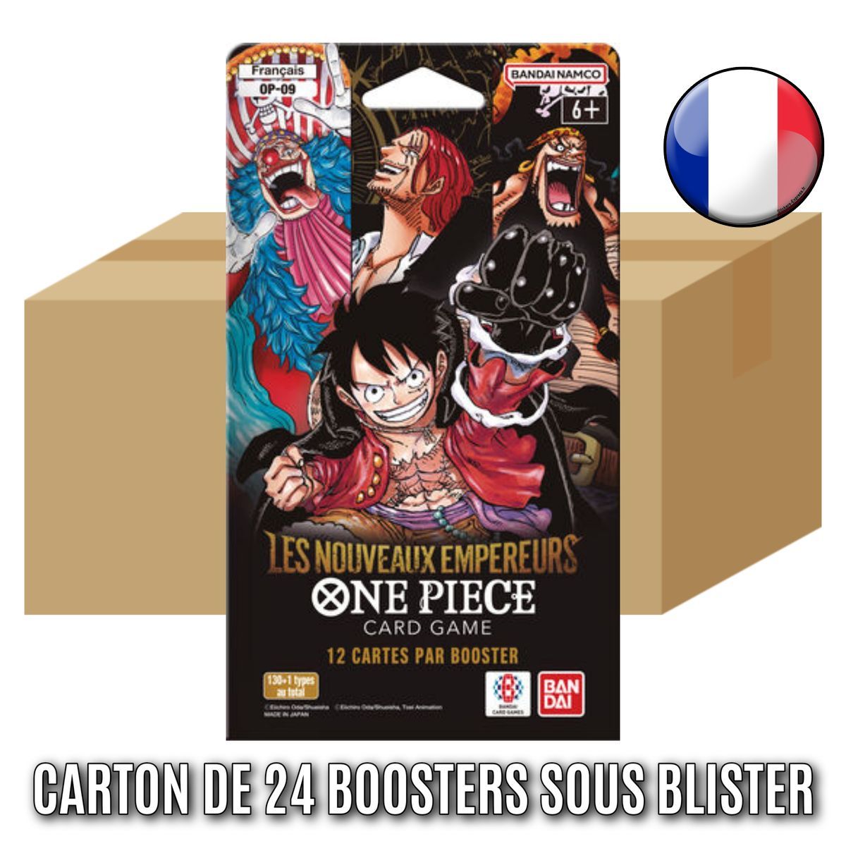 One Piece - Box of 24 Blisters - Emperors in the New World - OP-09 - FR