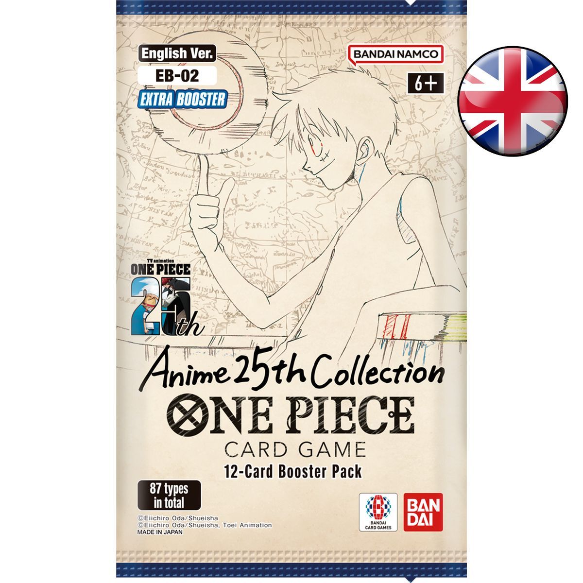 One Piece CG - Box of 24 Boosters - Anime 25th Collection - EB02 - EN