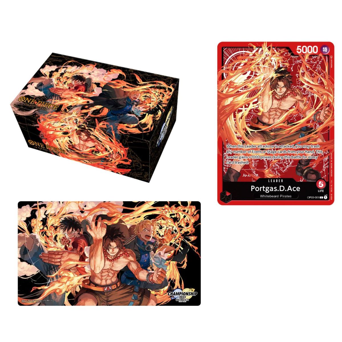 Item One Piece Card Game - Box - Special Goods Set - Ace/Sabo/Luffy - English