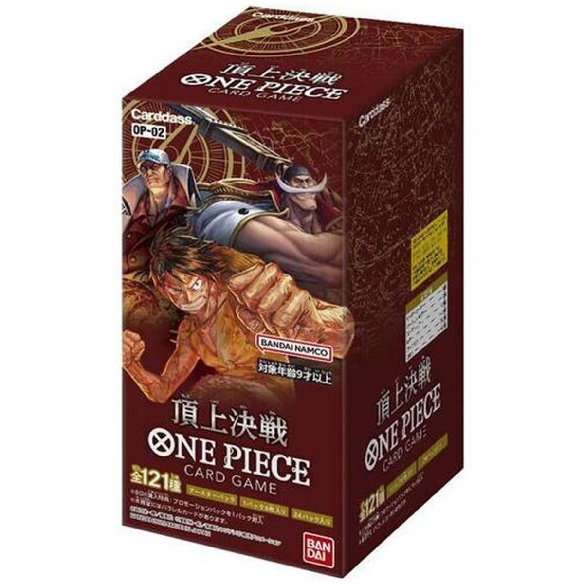 One Piece CG - Display - Box of 24 Boosters - Paramount War - OP-02 - JP