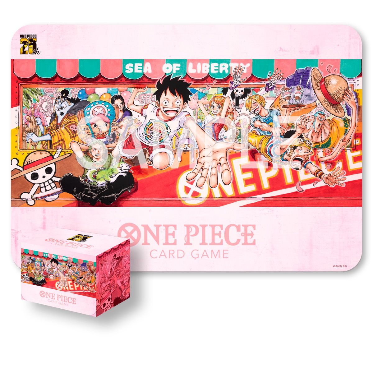 Item One Piece - Playmat and Card Case - Set 25th Edition