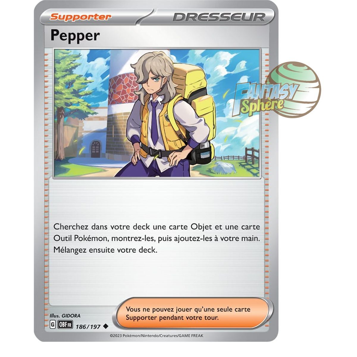 Item Pepper - Peu Commune 186/197 - Ecarlate et Violet Flammes Obsidiennes