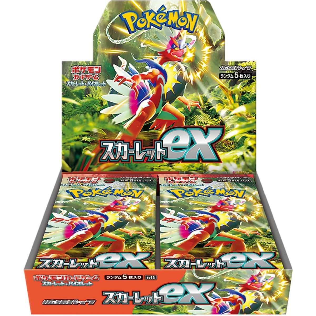 Pokémon - Box of 30 Boosters - EX Scarlet [SV1S] - Japanese